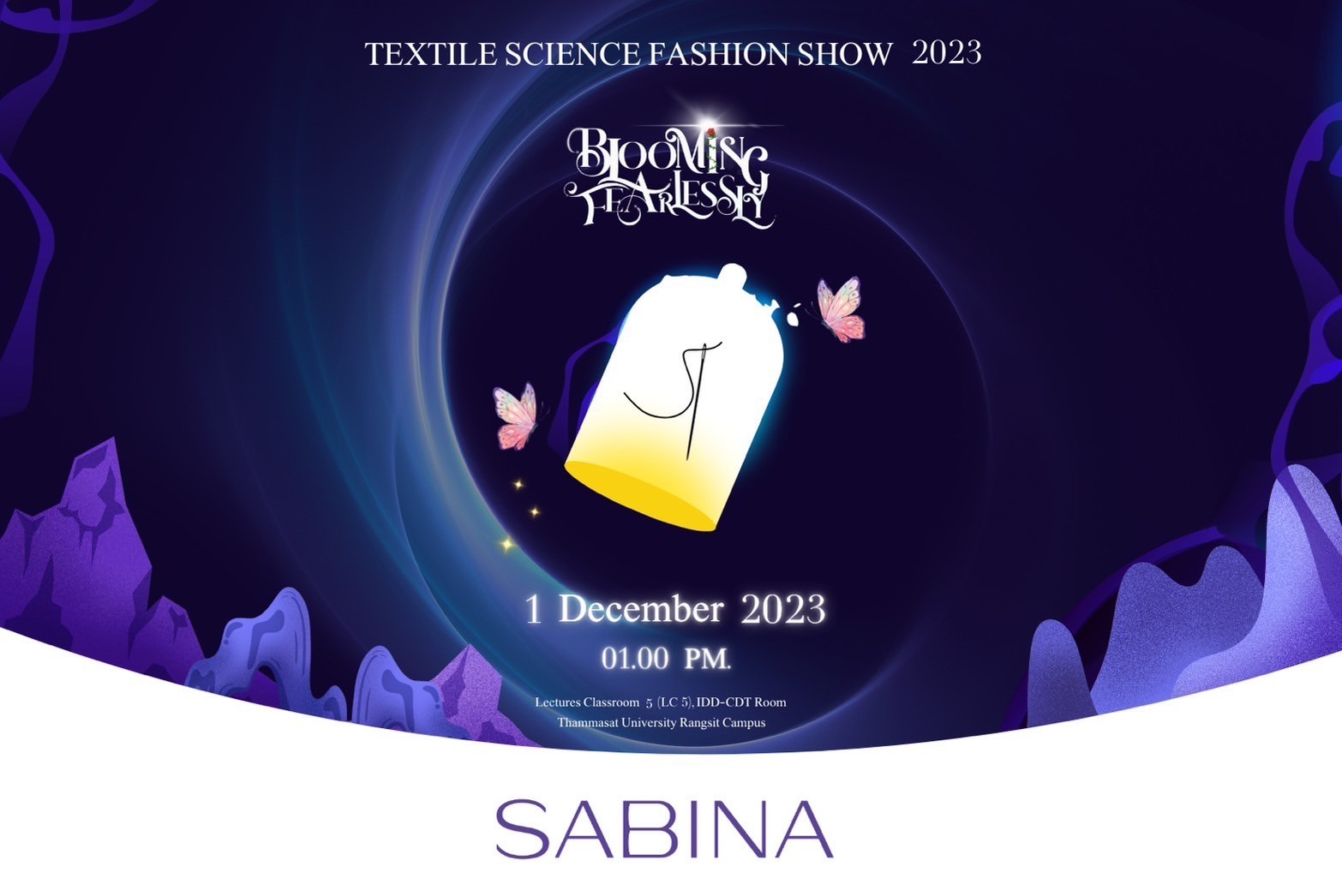 บริษัท ซาบีน่า ฟาร์อีสท์ จำกัด สนับสนุนงานเดินแฟชั่นโชว์ ประจำปี 2566 (Textile Science Fashion Show 2023)